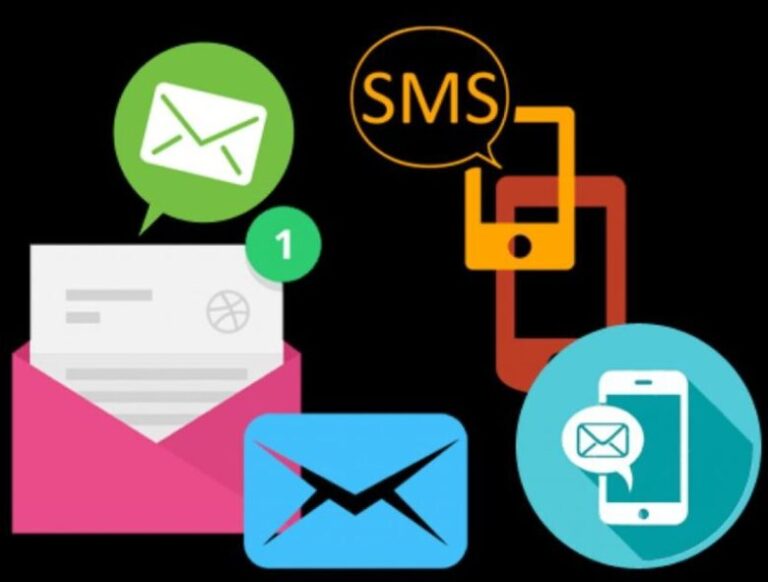 Messaging platform. Анимация маркетинг SMS.