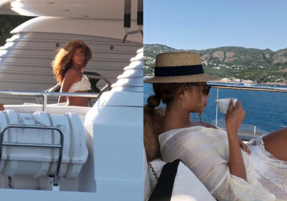 Keanu Reeves and 19 Other Celebrities Having Fun on a Yacht - Beyonce