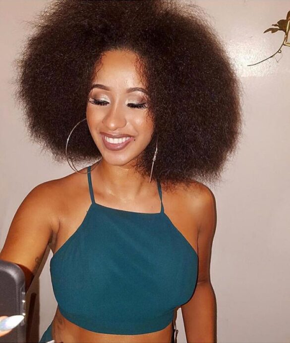 Cardi B Shows Her Natural Hair Without Extensions - Demotix.com