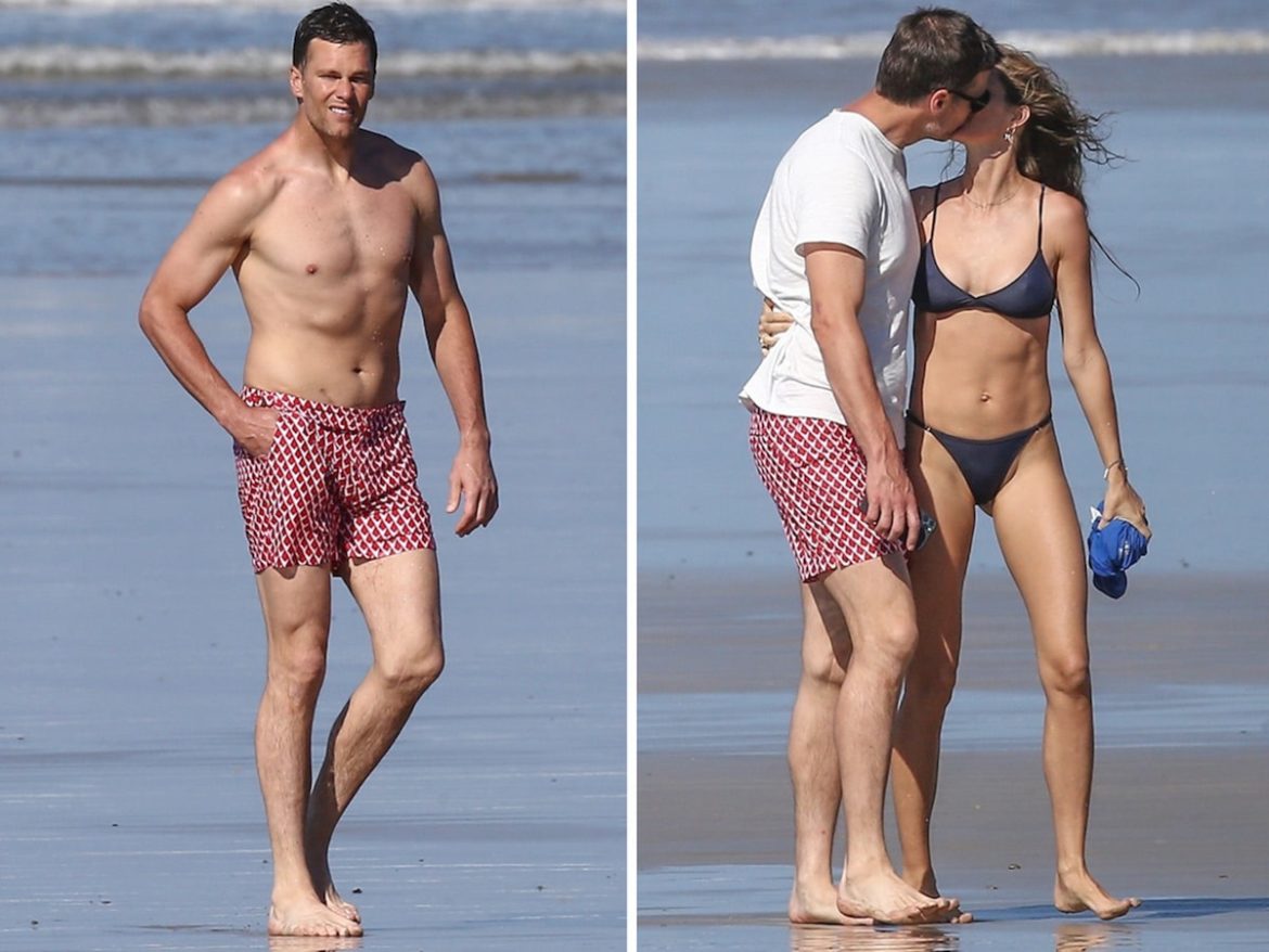 Tom Brady and Gisele Bundchen Show Their Athletic Bodies in 