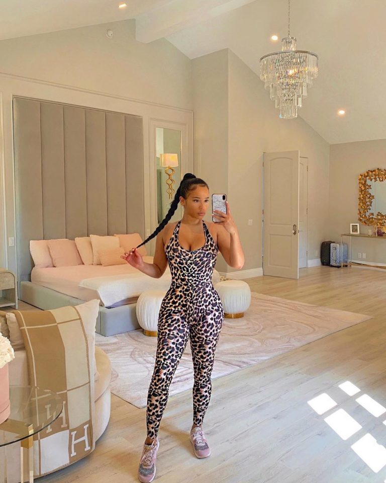 Jordan Craig Poses In A Skintight Leopard Bodysuit On Instagram