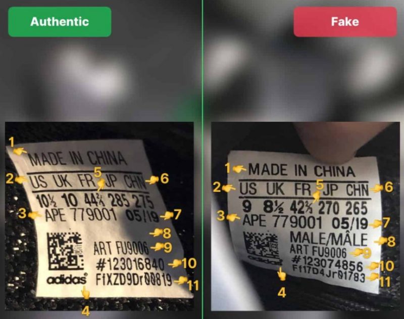 6 Ways to Tell If Your Adidas Yeezy Sneakers are Real or Fake - 2024 ...
