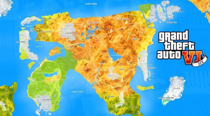 The Latest GTA 6 Map is Leaked And Fans Are Divided