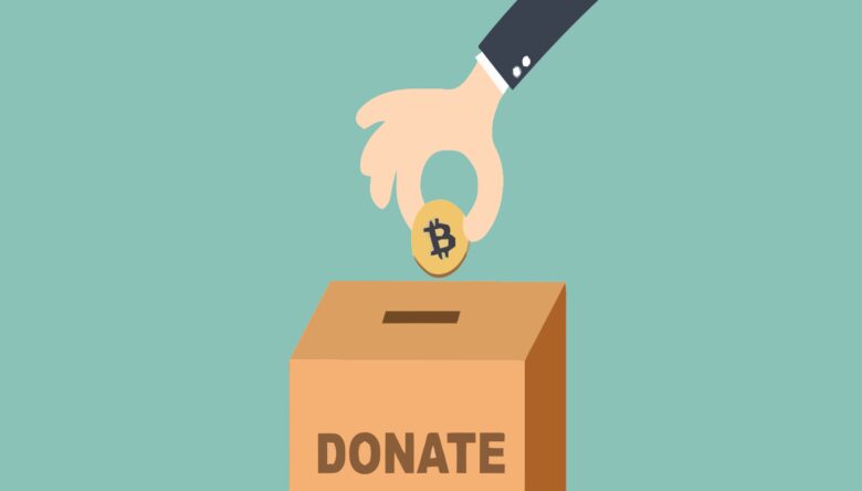 donating bitcoin