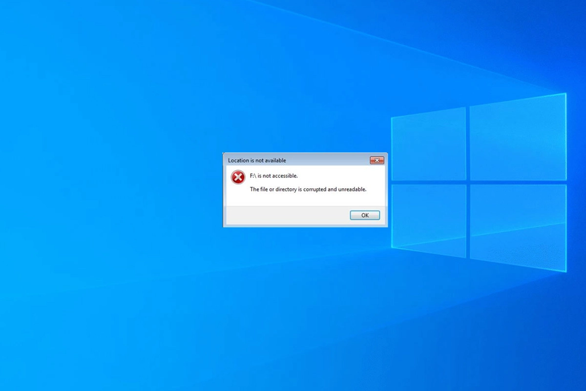 Windows corrupted. File corrupted Windows 10.
