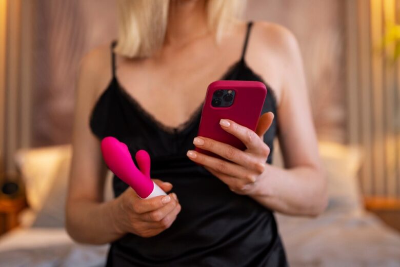 female and sex toy