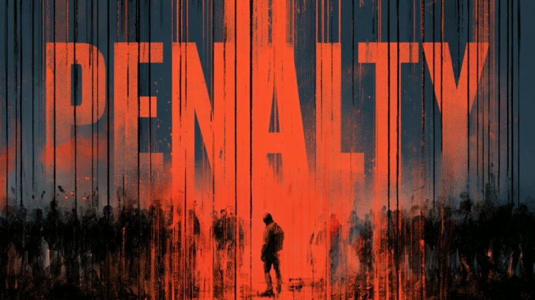 Illustration with the word "PENALTY" above a lone figure, symbolizing the long term impact of career interruptions